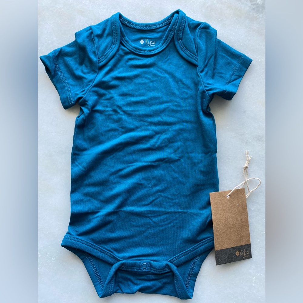 *NWT* Kyte Baby Onesie, Color- Baltic (retired color). Size 0-3 Months